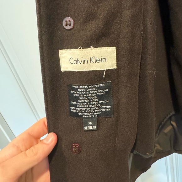 Calvin Klein Men Coat 38R - Picture 4 of 5